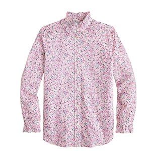 Ruffleneck shirt Liberty ® Phoebe floral